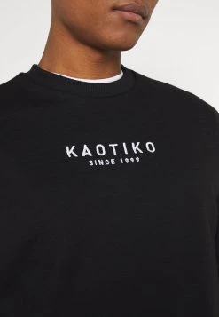 Kaotiko UNISEX CREW WALKER - Sweatshirt - Black -Kaotiko || Fire & Glory Populaire Magasin 77d51948b21d4691bd5b157e46d07c6b