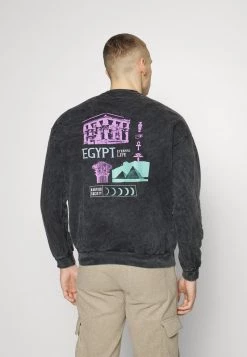 Kaotiko CREW WASHED RUINS UNISEX - Sweatshirt - Black -Kaotiko || Fire & Glory Populaire Magasin 7a09a9a52bc94354bad4f6cee57d3ef1