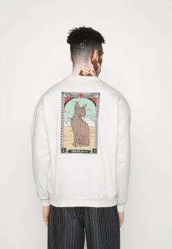 Kaotiko - Herren CREW EGYPTIAN CAT - Sweatshirt - Ivory -Kaotiko || Fire & Glory Populaire Magasin 7b9df1d45beb48ffaa13a0bac09e0d19
