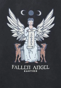 Kaotiko - Unisex SUD CAP FALLEN - Sweatshirt - Black Acid Wash -Kaotiko || Fire & Glory Populaire Magasin 7d6aed2a3ea341f494f33eae85153601