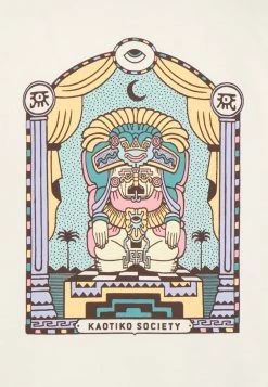 Kaotiko SUD CAP AZTEKA GOD - Kapuzenpullover - Ivory - Unisex -Kaotiko || Fire & Glory Populaire Magasin 7df9995ecf6d4d1e849dd4148a2bec4f