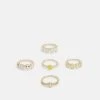 Fire & Glory - Damen FGSMILEY 5 PACK - Ring - Gold-coloured -Kaotiko || Fire & Glory Populaire Magasin 7e83bd9c34b0476aa2a8925332f5e164