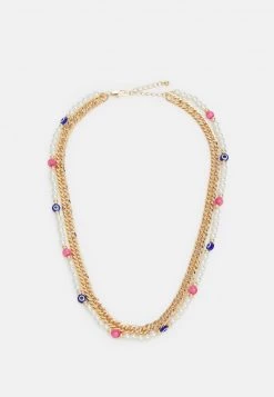 Fire & Glory LOTUS NECKLACE - Halskette - Gold-coloured/multi - Damen