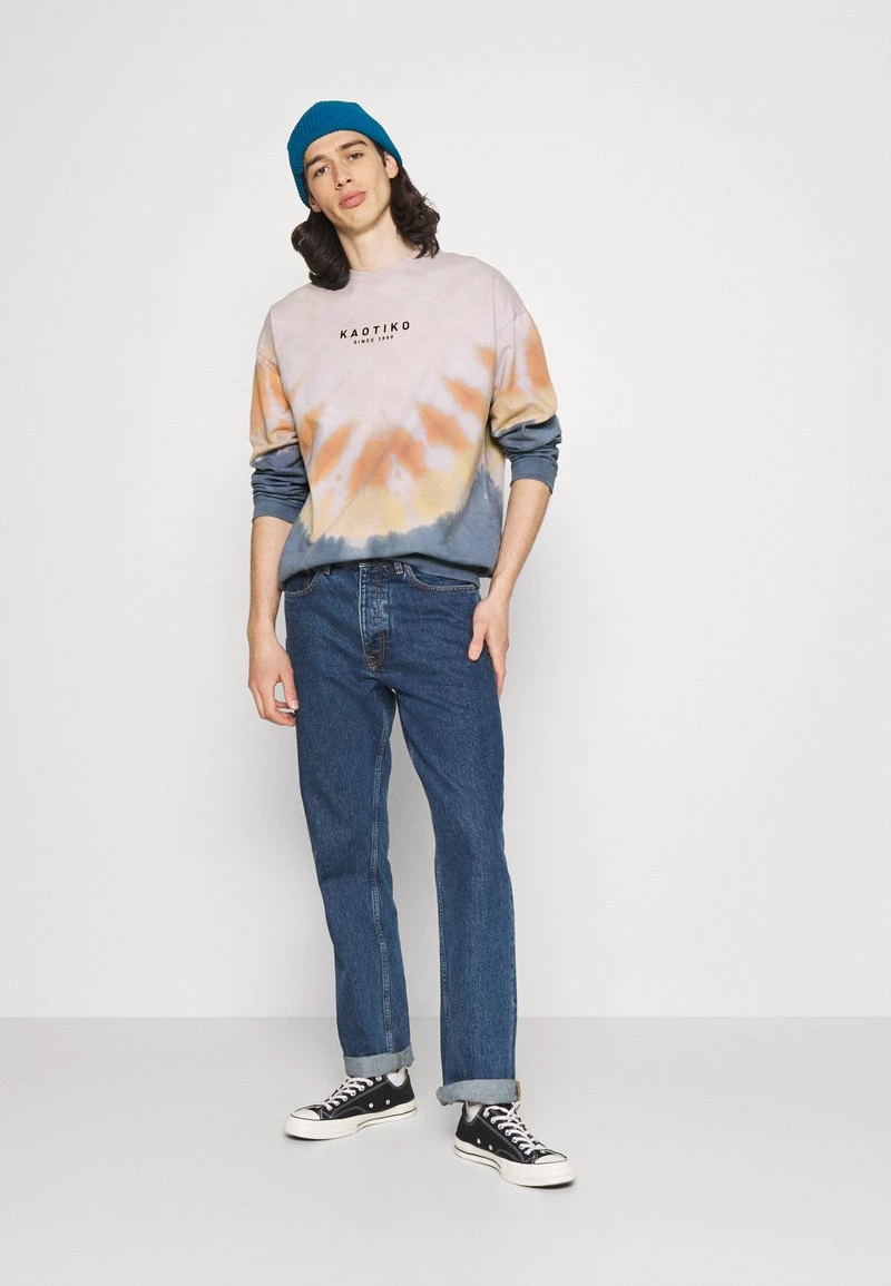 Kaotiko CREW TIE DYE ENZO UNISEX - Sweatshirt - Blue 4 Kaotiko CREW TIE DYE ENZO UNISEX - Sweatshirt - Blue – Bild 2