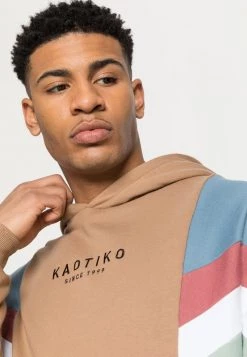 Kaotiko CAP EWAN UNISEX - Kapuzenpullover - Sand/fly Blue/burgundy -Kaotiko || Fire & Glory Populaire Magasin 825041ede61b42969b3ebdf09eab9b6c