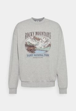 Kaotiko CREW ROCKS MOUNTAINS UNISEX - Sweatshirt - Grey -Kaotiko || Fire & Glory Populaire Magasin 82ba5789014c40789e59a33fb54235bb