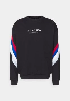 Kaotiko UNISEX CREW WALKER - Sweatshirt - Black -Kaotiko || Fire & Glory Populaire Magasin 8454cdbcdf3e4aaf82b7986415a45457