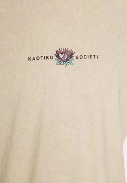 Kaotiko - Unisex WASHED TAJ MAHAL - T-Shirt Print - Stone -Kaotiko || Fire & Glory Populaire Magasin 872a011cf33942fabc338db5d675507b