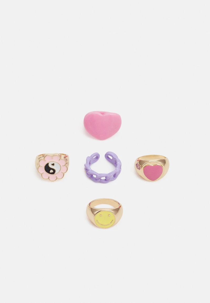 Fire & Glory HAPPI 5 PACK - Ring - Gold-coloured - Damen 3 Fire & Glory HAPPI 5 PACK - Ring - Gold-coloured - Damen