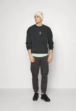 Kaotiko CREW WASHED PALM VIBES UNISEX - Sweatshirt - Black -Kaotiko || Fire & Glory Populaire Magasin 8d3175d2f0424105970620d792ba31ba