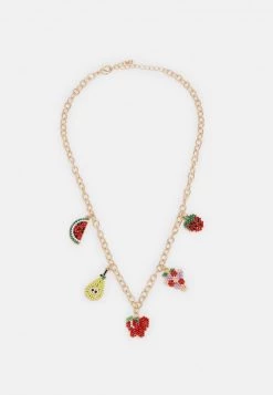 Fire & Glory - Damen FRUITY NECKLACE - Halskette - Gold-coloured/multi