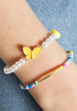 Fire & Glory - Damen VIBES BRACELET 3 PACK - Armband - Gold-coloured/multi