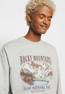Kaotiko CREW ROCKS MOUNTAINS UNISEX - Sweatshirt - Grey -Kaotiko || Fire & Glory Populaire Magasin 9761b35660a143c2a81a9342c51a0e0c