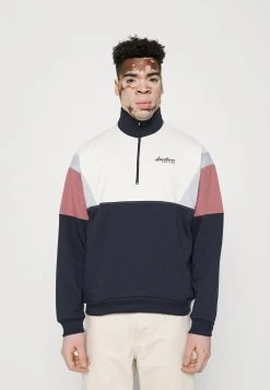 Kaotiko - Herren CREW COLIN - Sweatshirt - Navy/baby Blue