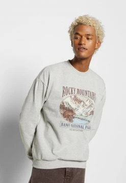 Kaotiko CREW ROCKS MOUNTAINS UNISEX - Sweatshirt - Grey -Kaotiko || Fire & Glory Populaire Magasin a34604c6d2154a7d84cbe0815ed3b2fb