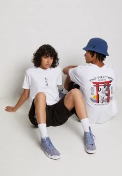 Kaotiko - Unisex WASHED FACE EVERYTHING - T-Shirt Print - White -Kaotiko || Fire & Glory Populaire Magasin a569c33245864a309d0dee13e0927e3a