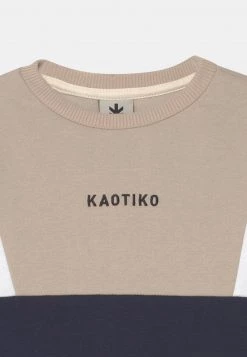 Kaotiko CREW ANSEL UNISEX - Sweatshirt - Navy/beige/white/blue -Kaotiko || Fire & Glory Populaire Magasin a5c43e57007b4a46a9ba91d978e31bb4