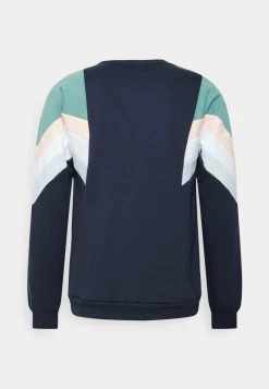 Kaotiko CREW SEATTLE UNISEX - Sweatshirt - Navy/basil/pink -Kaotiko || Fire & Glory Populaire Magasin ac99eb32f5d7467f9512ca8f98d2231c