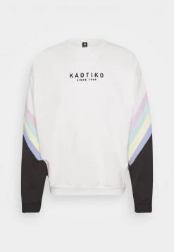 Kaotiko - Unisex CREW WALKER - Sweatshirt - Ivory/grey/pink -Kaotiko || Fire & Glory Populaire Magasin aea7c927998d48e9b18bcf71ccca9676