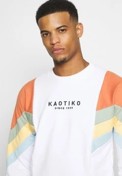 Kaotiko UNISEX CREW SEATTLE - Sweatshirt - White -Kaotiko || Fire & Glory Populaire Magasin af7d04433c7f43baa5d8dc357f4f821b