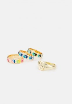 Fire & Glory SAKKA 4 PACK - Ring - Gold-coloured/multi - Damen -Kaotiko || Fire & Glory Populaire Magasin b39e408218154e39b9d7bd88bcdf64de