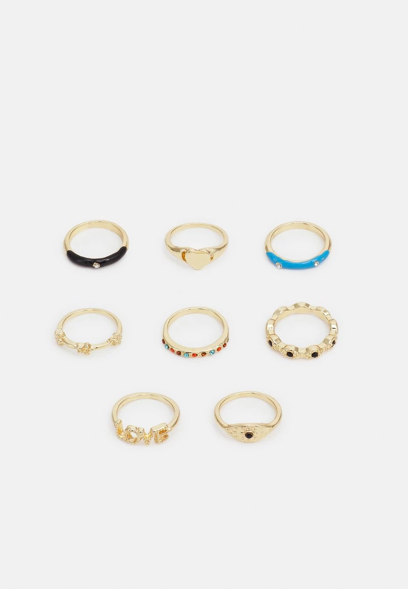 Fire & Glory - Damen ANETTE 8 PACK - Ring - Gold-coloured 3 Fire & Glory - Damen ANETTE 8 PACK - Ring - Gold-coloured