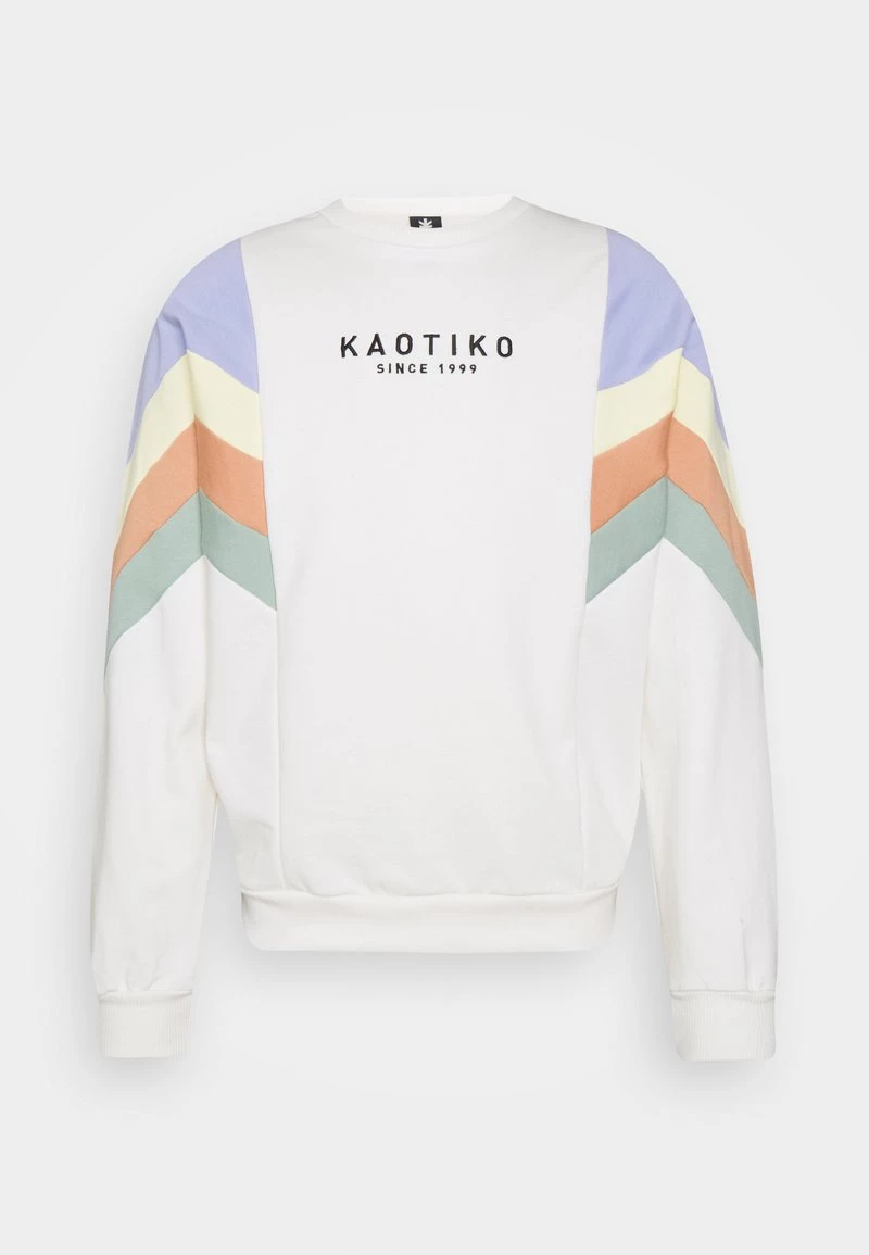 Kaotiko CREW SEATTLE UNISEX - Sweatshirt - Marfil/grape/yellow/skin/fresh Green 3 Kaotiko CREW SEATTLE UNISEX - Sweatshirt - Marfil/grape/yellow/skin/fresh Green