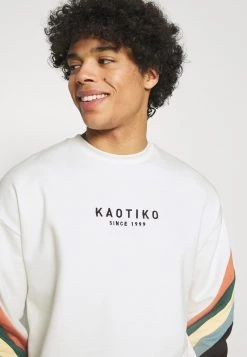 Kaotiko CREW WALKER UNISEX - Sweatshirt - White -Kaotiko || Fire & Glory Populaire Magasin c009461bdceb43939c1fa998bd0a8a13