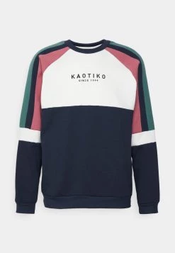 Kaotiko CREW DENVER - Sweatshirt - Navy/marfil/heura/burgundy - Herren -Kaotiko || Fire & Glory Populaire Magasin c03e5b56721440348200c698c5500744