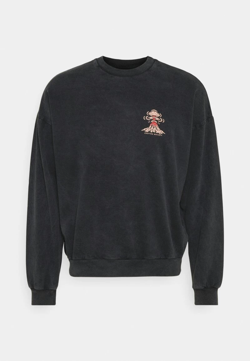 Kaotiko CREW TIE DYE TROPICAL VIBES UNISEX - Sweatshirt - Blue 3 Kaotiko CREW TIE DYE TROPICAL VIBES UNISEX - Sweatshirt - Blue