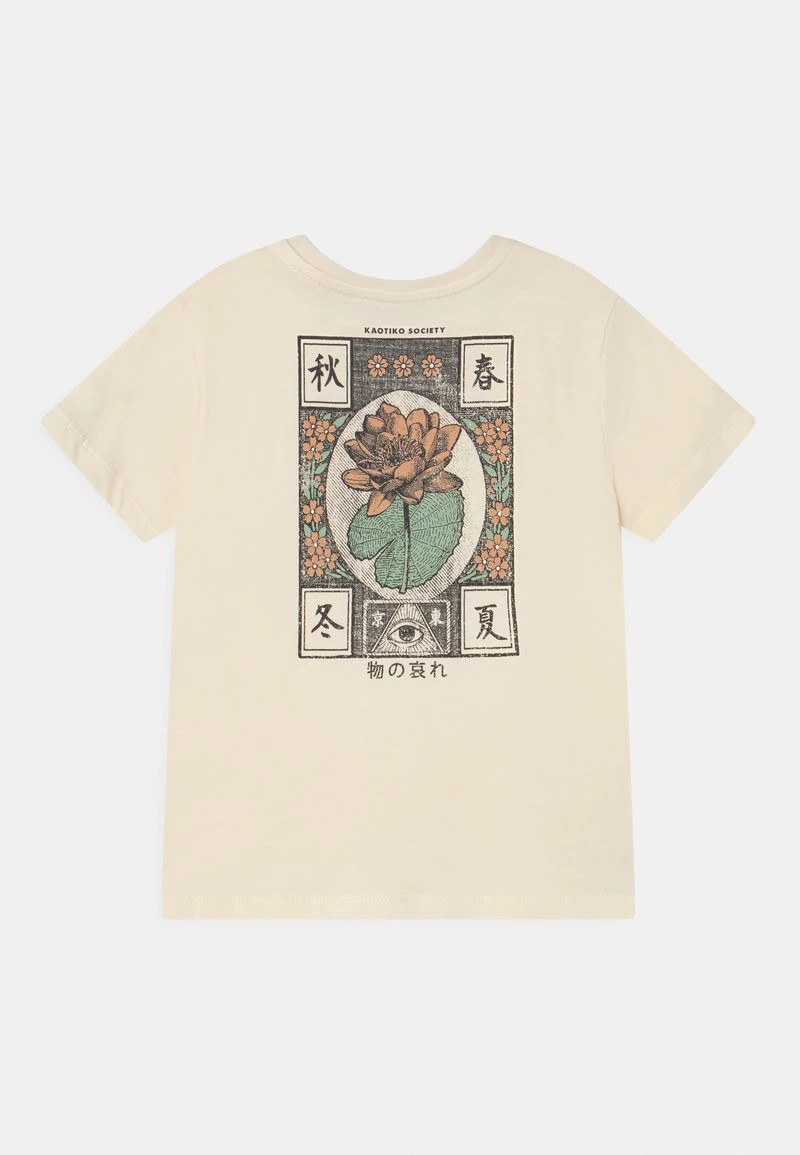 Kaotiko LOTUS UNISEX - T-Shirt Print - Marfil 4 Kaotiko LOTUS UNISEX - T-Shirt Print - Marfil – Bild 2