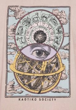 Kaotiko WASHED COSMOS UNISEX - T-Shirt Print - Stone -Kaotiko || Fire & Glory Populaire Magasin c4e06d0bc2644a4897fc5b4fd52490ad