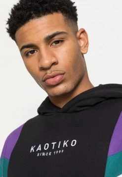 Kaotiko CAP EWAN UNISEX - Kapuzenpullover - Black/purple/jade -Kaotiko || Fire & Glory Populaire Magasin c8b95e6a7c1f45dcae2e0229b4f60984