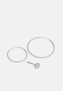 Fire & Glory HADDY EARRINGS 9 PACK - Ohrringe - Silver-coloured - Damen -Kaotiko || Fire & Glory Populaire Magasin cb48b66f9de74adc9b80d59fc6972818