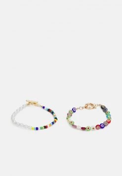 Fire & Glory LIZZO BRACELET 2 PACK - Armband - Gold-coloured/multi - Damen