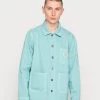 Kaotiko WORK JACKET - Jeansjacke - Aqua Green - Unisex