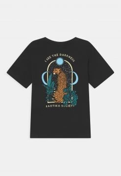 Kaotiko LEOPARD UNISEX - T-Shirt Print - Black 6 Kaotiko LEOPARD UNISEX - T-Shirt Print - Black -Kaotiko || Fire & Glory Populaire Magasin d54edb98857d4712b1ee3b2f8b4bb6a3