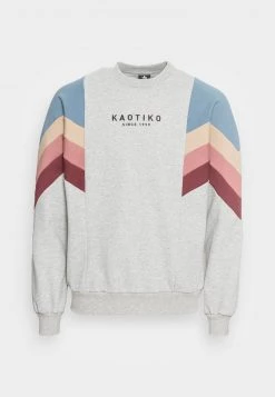 Kaotiko CREW SEATTLE UNISEX - Sweatshirt - Cement/blue/tierra -Kaotiko || Fire & Glory Populaire Magasin d62348cef31e4cbda539ecb7fb2556e5