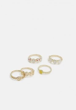 Fire & Glory - Damen FGSMILEY 5 PACK - Ring - Gold-coloured -Kaotiko || Fire & Glory Populaire Magasin d7d9dbed341e4c4c96ce658e0ef8c21b