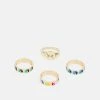 Fire & Glory SAKKA 4 PACK - Ring - Gold-coloured/multi - Damen -Kaotiko || Fire & Glory Populaire Magasin d87ad3d01e944cbe826d1379e4ff3838