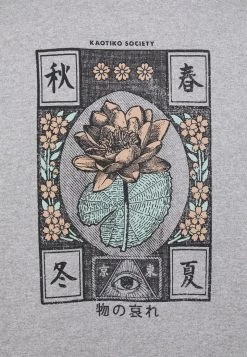 Kaotiko LOTUS FLOWER UNISEX - Kapuzenpullover - Grey -Kaotiko || Fire & Glory Populaire Magasin d93cd119e2504223b96540467e2ab805