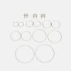 Fire & Glory HADDY EARRINGS 9 PACK - Ohrringe - Silver-coloured - Damen -Kaotiko || Fire & Glory Populaire Magasin da0d1218077b40468b5ae3e610e1354b