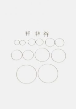 Fire & Glory HADDY EARRINGS 9 PACK - Ohrringe - Silver-coloured - Damen