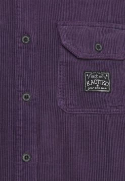 Kaotiko CAM CORDUROY UNISEX - Hemd - Lila -Kaotiko || Fire & Glory Populaire Magasin db513fb01e4149cf96d4a2228d0d199e