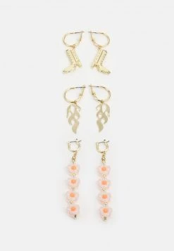 Fire & Glory FGRUNIA EARRINGS 3 PACK - Ohrringe - Gold-coloured - Damen