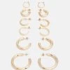 Fire & Glory EARRINGS 6 PACK - Ohrringe - Gold-coloured - Damen -Kaotiko || Fire & Glory Populaire Magasin e37af4c9ab194327b5650b076a9539f8