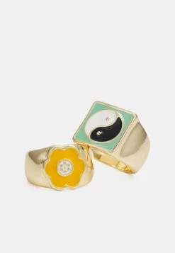 Fire & Glory 3 PACK - Ring - Gold-coloured - Damen -Kaotiko || Fire & Glory Populaire Magasin e696266be43d40e2b1b28f536978fdcb