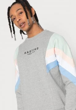 Kaotiko CREW SEATTLE - Sweatshirt - Grey/ Soft Green - Herren 11 Kaotiko CREW SEATTLE - Sweatshirt - Grey/ Soft Green - Herren -Kaotiko || Fire & Glory Populaire Magasin e69fa7b3e4c7460080e1fcecbef4a271