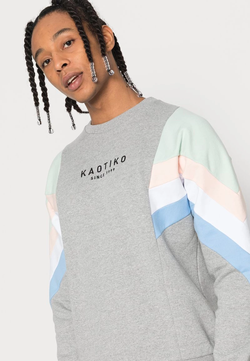 Kaotiko CREW SEATTLE - Sweatshirt - Grey/ Soft Green - Herren 7 Kaotiko CREW SEATTLE - Sweatshirt - Grey/ Soft Green - Herren – Bild 5