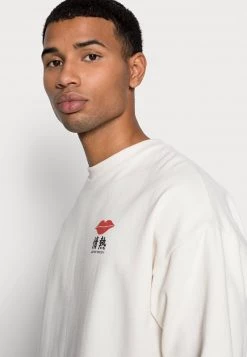 Kaotiko CREW LIPS JAPAN - Sweatshirt - Ivory - Herren -Kaotiko || Fire & Glory Populaire Magasin e74bd4c0b5ba41fbb33478713ed11e6b